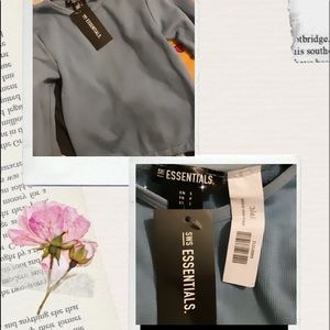 blue cropped long sleeve